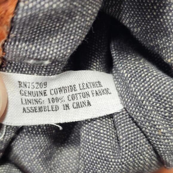 Leather Safety Genuine Cowhide Work Welding Gloves Ranch Worker - Picture 9 of 9